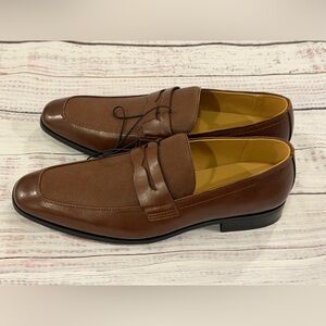 NEW Calvin Klein Mens 9.5 CMJunburg-R Dress Shoes Loafers Brown Oxford NO BOX